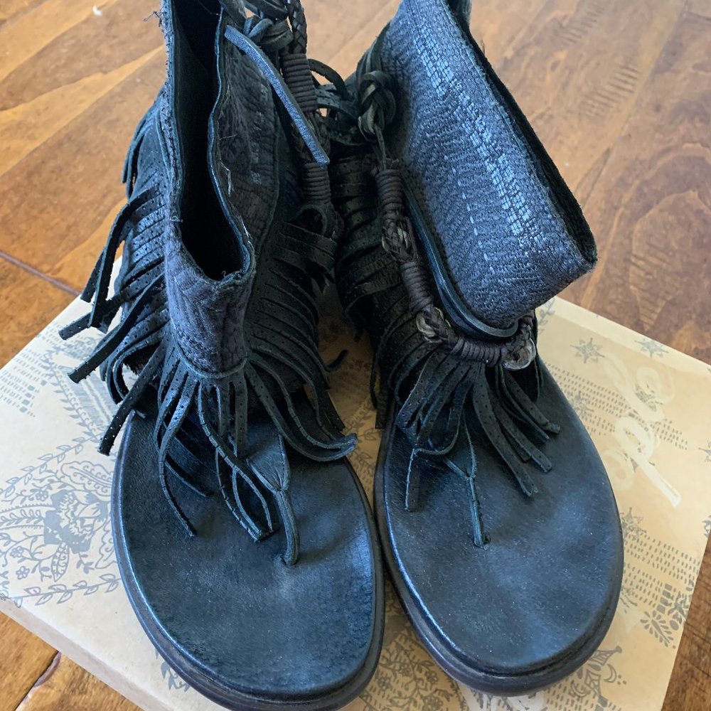Free People Fringe Sandal